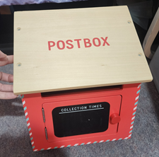 Wooden Postbox 1p
