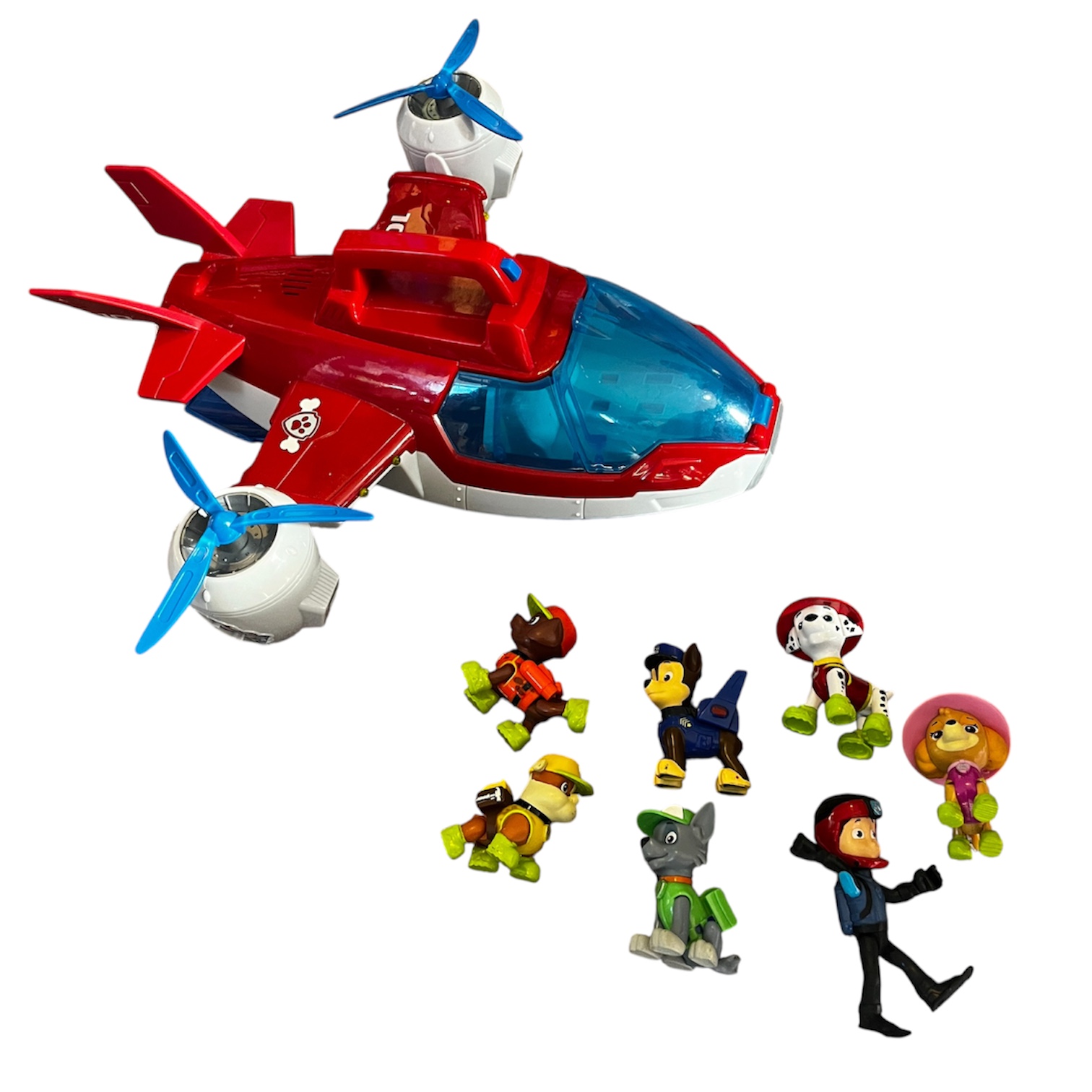 Paw patrol plane & 7 figurines