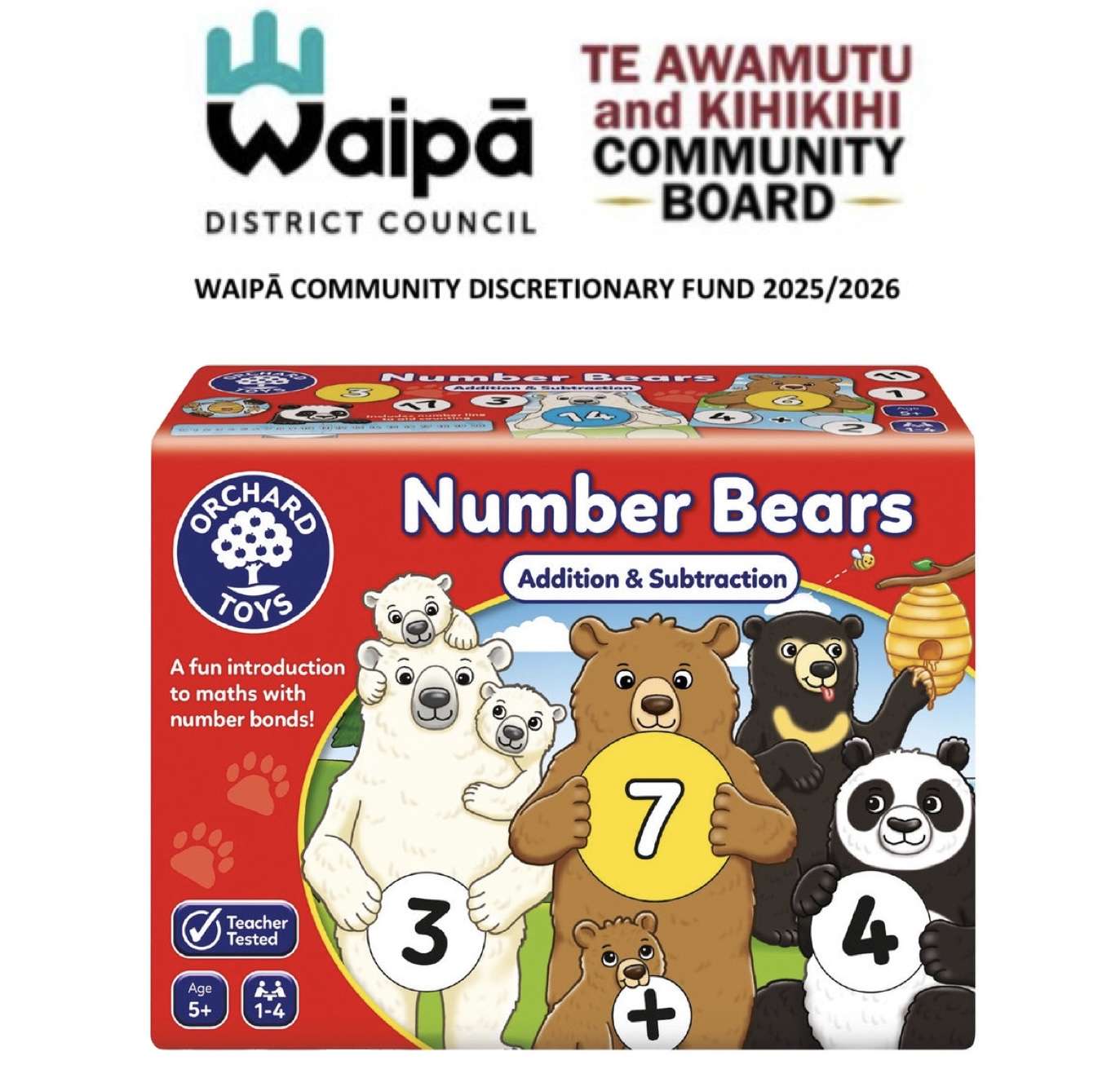 Orchard Toys Numbers Bear Game
