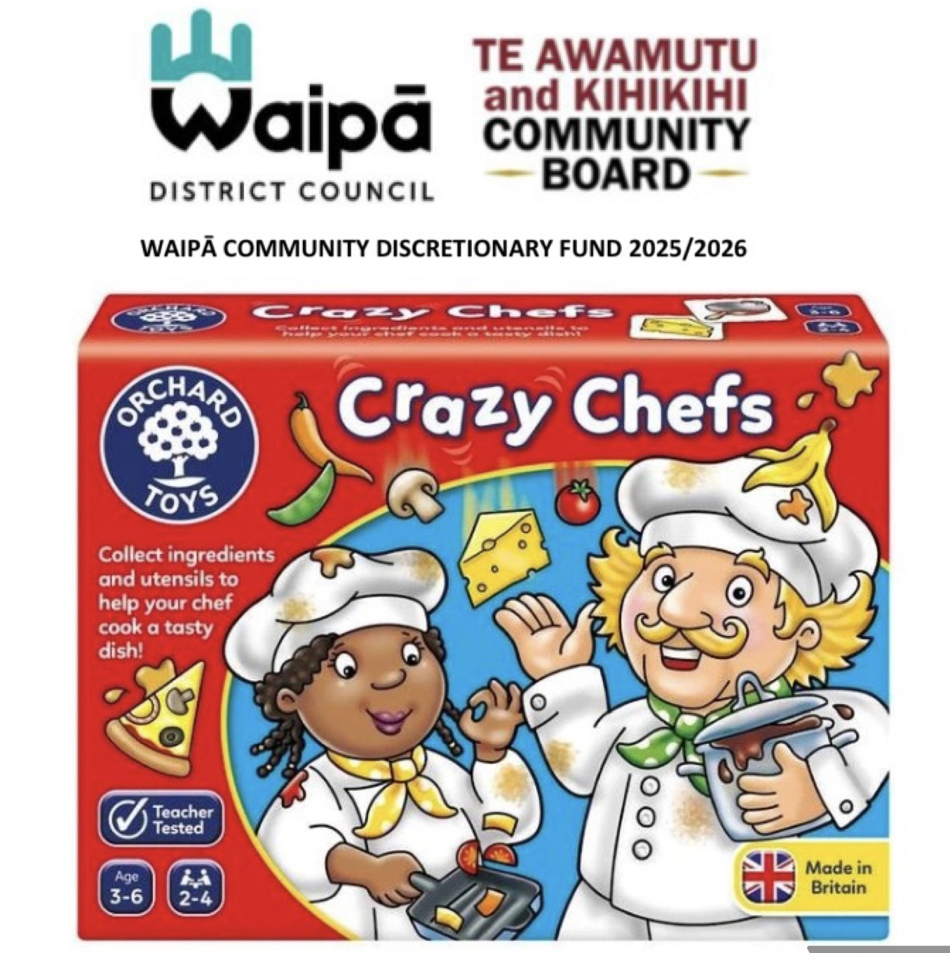 Orchard Toys Crazy Chefs Game