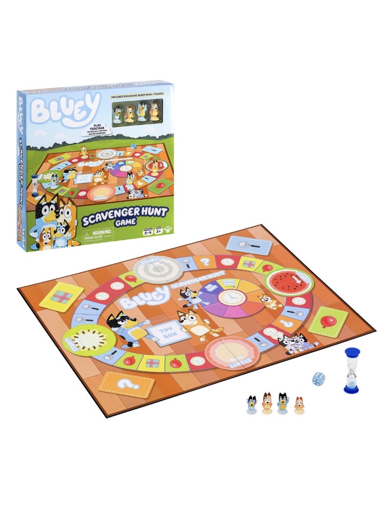Blue Scavenger Hunt Game