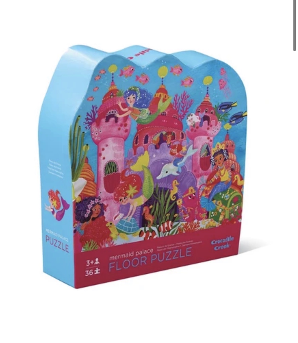 Crocodile Creek – Mermaid Palace 🧜‍♀️🌊  * 35-piece floor puzzle