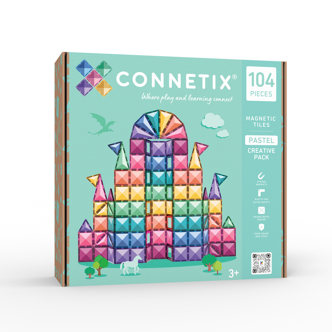 CONNETIX | 104 Piece Pastel Creative Pack