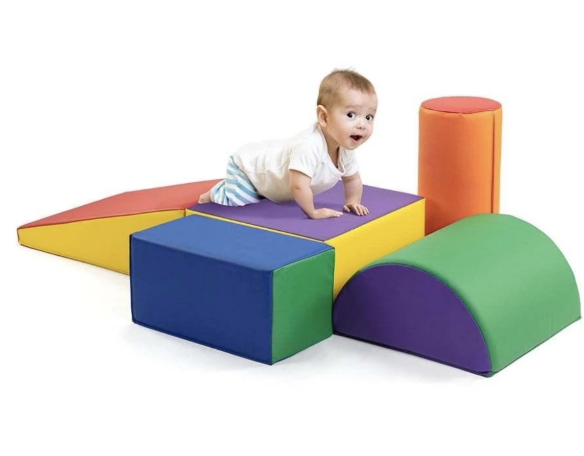 	Kids 5-piece soft play corner climber