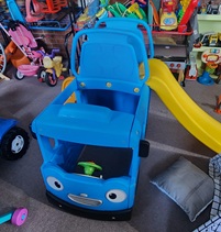 Tayo Blue Bus and Slide Set 31p